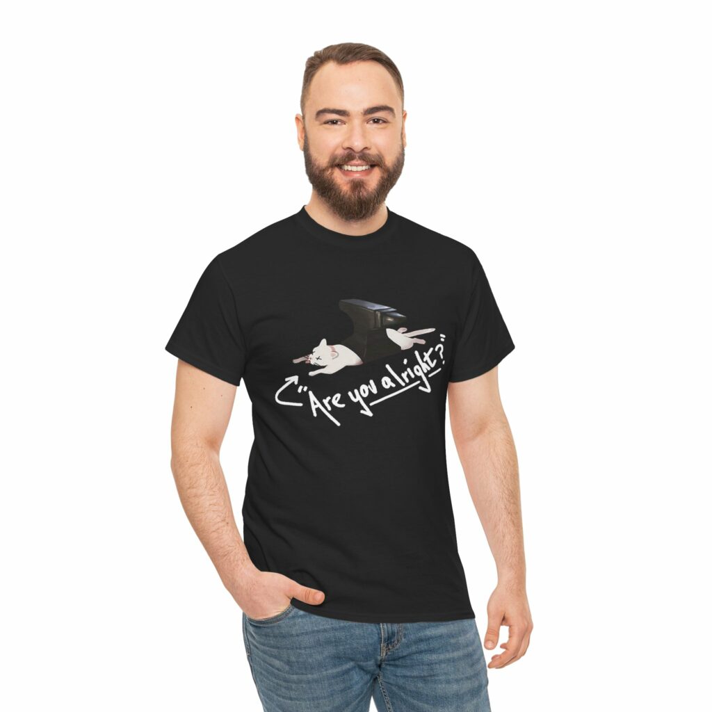 are you alright lovejoy cat unisex cotton shirt